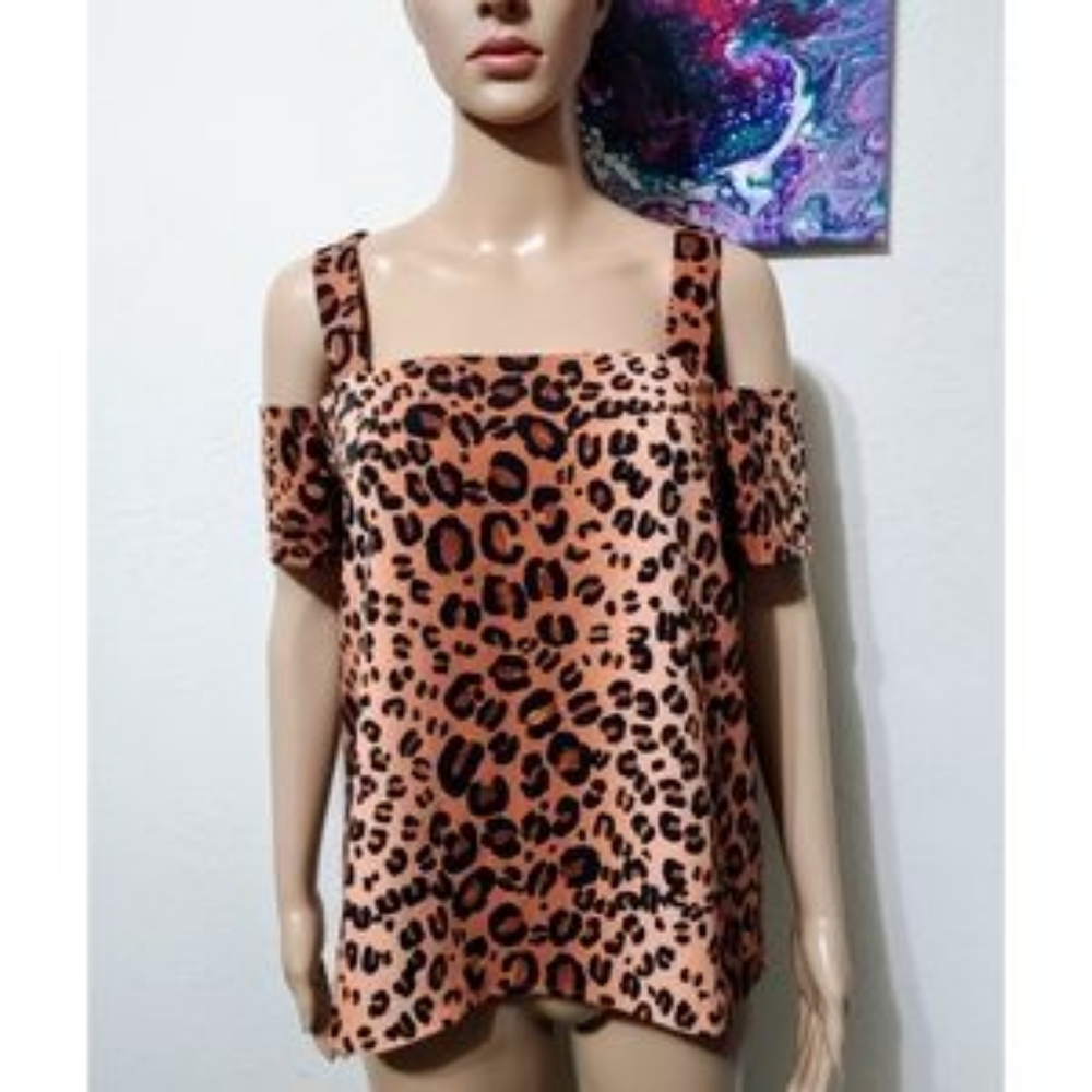 ❤️B2G1 New Cooper&Ella Short Sleeve Cut Out Blouse Women's S
